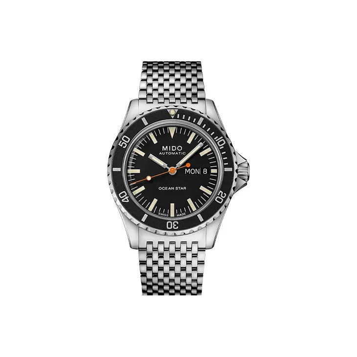 MIDO Leader Submariner Collection Automatic Mechanical Movement Men's Watches Watch 40.5mm Black Dial-1