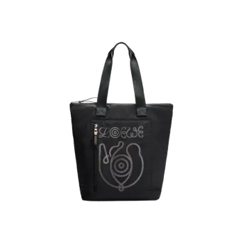 LOEWE Recycled Nylon Tote Bag Shopping Bag Handbag Shoulder Bag Men's Black