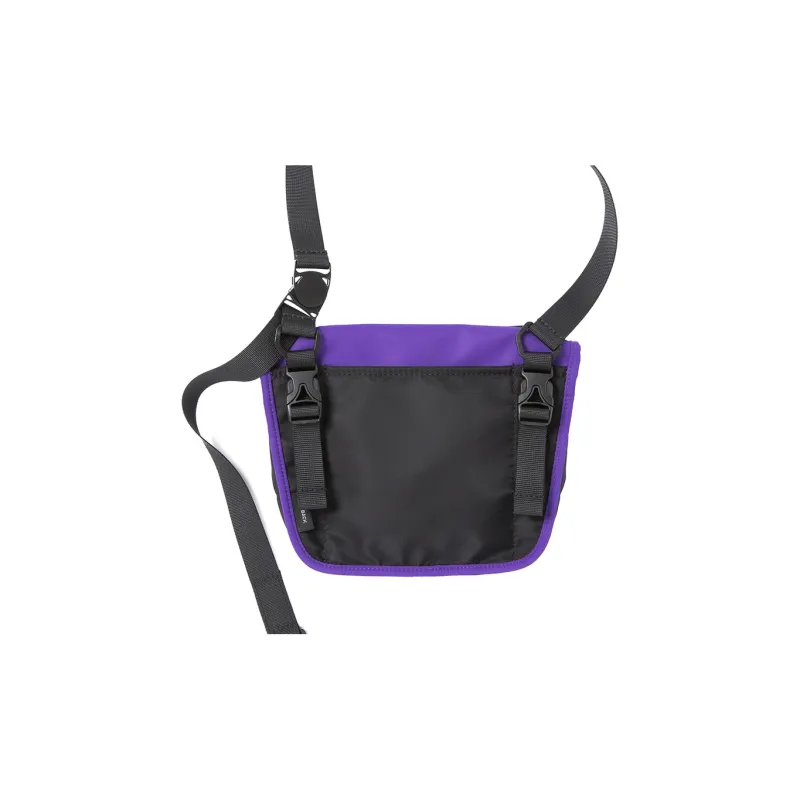 COMBACK Polyamide Crossbody Bag Trumpets Unisex Khaki Blue & Black Gray & Black Purple & Blue Green Patchwork-8