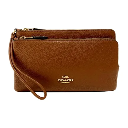 COACH Double Zip Wallet Clutches