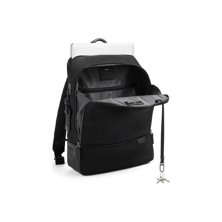 TUMI Elastic Nylon Backpack Regular Men's Black-1