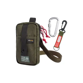 Rough Enough Polyamide Cell Phone Pouch Shoulder Bag Crossbody Bag Regular Men's Army Green