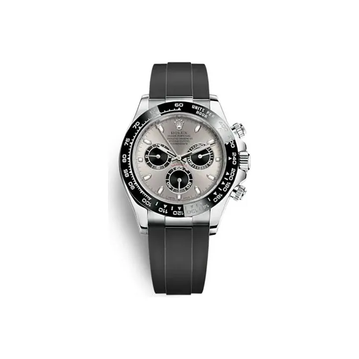 ROLEX Universe Slim Ditan Series Automatic Mechanical Movement Men's Watches Watch 40mm Silver Dial 18K White Gold Case-0