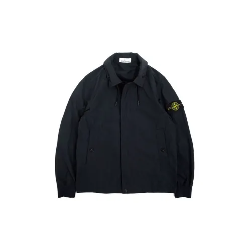 STONE ISLAND Jackets Men Dark Blue