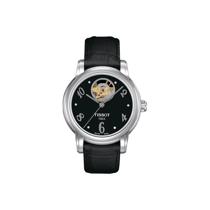 TISSOT Automatic Mechanical Movement Women's Watch Watch 35mm Black Dial Stainless Steel Case-0