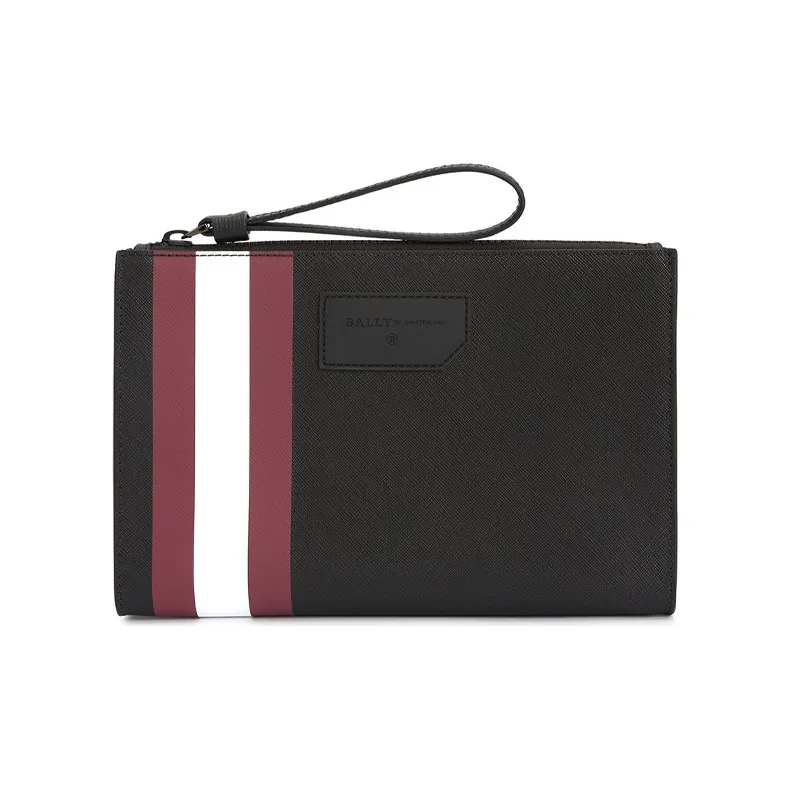 BALLY Artificial Leather Clutch Regular Men's Black-0