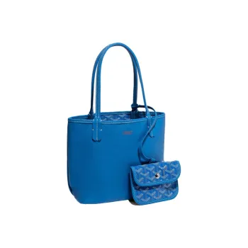 GOYARD Anjou Tote Mini Sky Blue