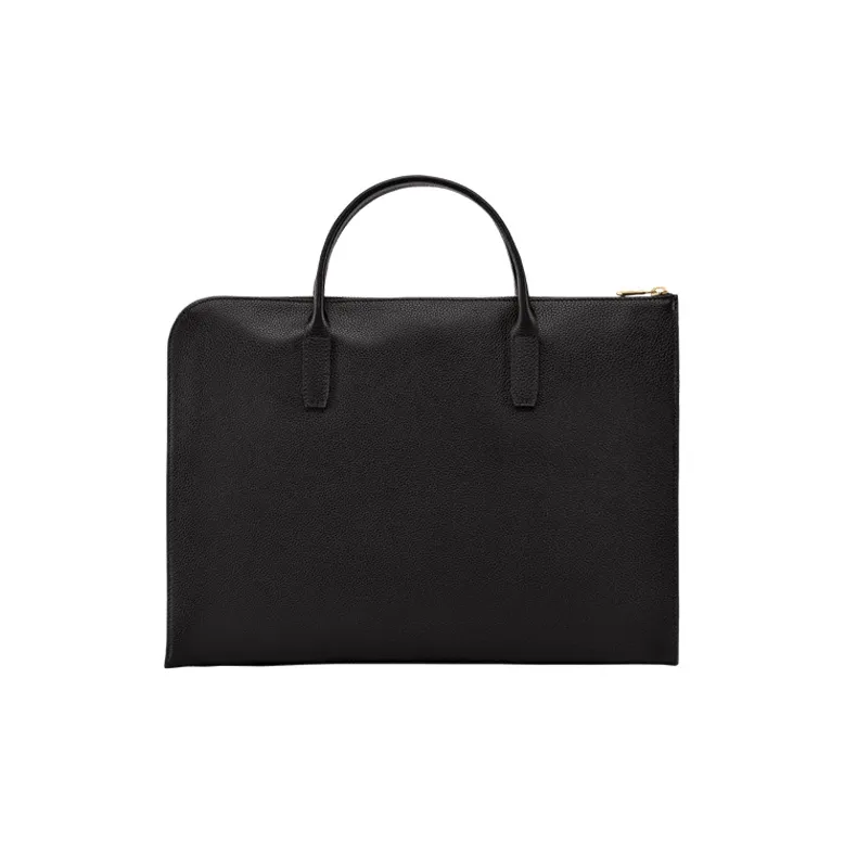 LONGCHAMP Le Foulonné Cow Leather Briefcase Trumpets Unisex-1