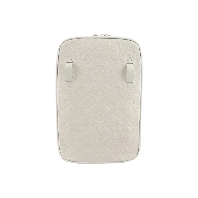 LOUIS VUITTON Utility Side Bag Monogram Powder White-2
