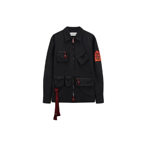 Lanvin Jackets Men Black