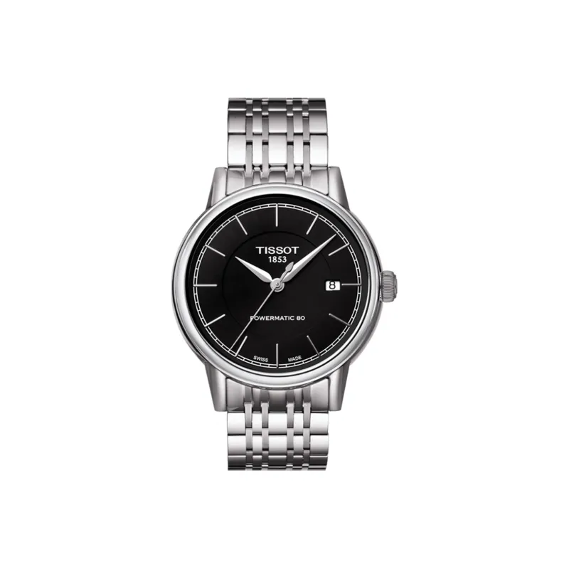 TISSOT Carlson Collection Mechanical Movement Men's Watches Watch 40*39.2mm Black Dial T085.407.11.051.00-0