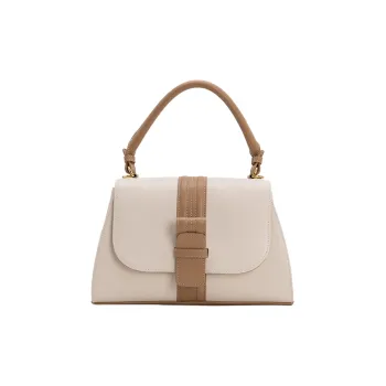 VENOF Cow Leather Wedding Bag, Shoulder Bag, Crossbody Bag, Handbag Medium Size Women's Beige