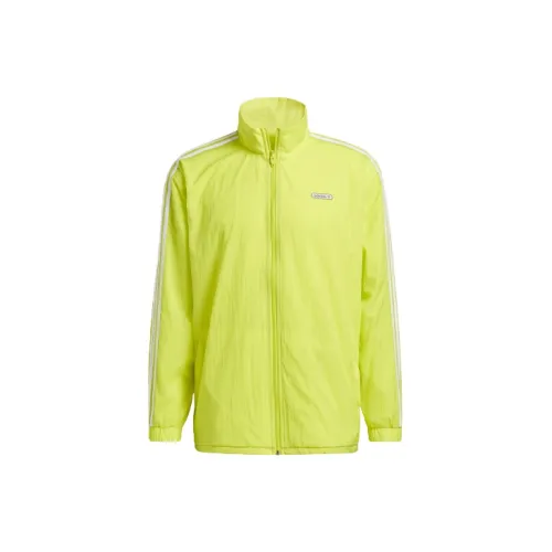 Adidas Originals REVERSE TRACK Jackets Men Yellow Green