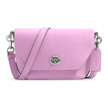 COACH Karlee Leather Crossbody Bag Shoulder Bag Women's Light Purple