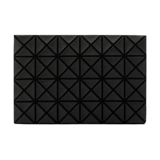 ISSEY MIYAKE Cotton And Polyurethane Wallet Unisex Black-0