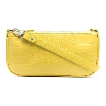 By Far Rachel Leather Shoulder Bag, Handbag Regular Women's Yellow