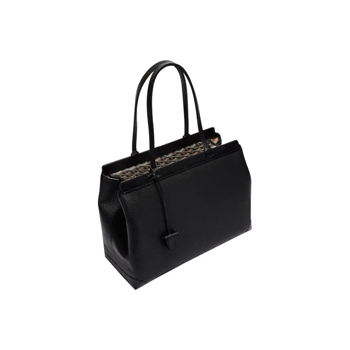 GOYARD Bellechasse Biaude Cow Leather Shoulder Bags Handbags Women's Black-2
