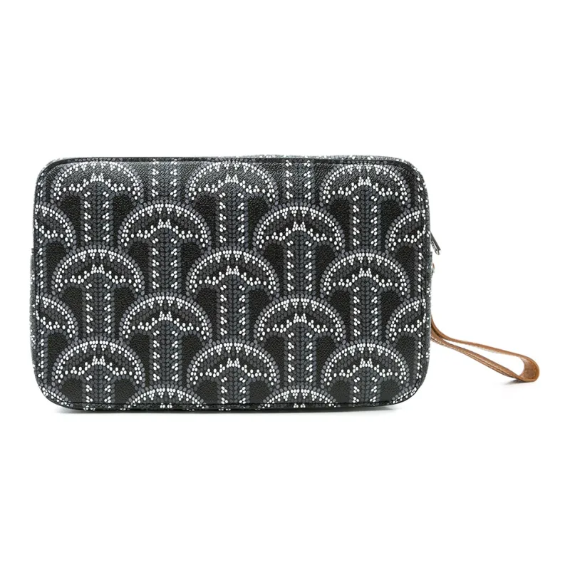 SPRAYGROUND PVC Clutch Regular Unisex Black-1