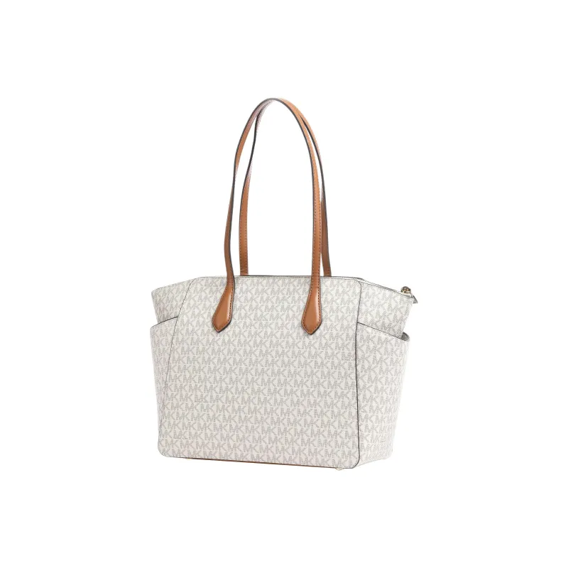 MICHAEL KORS Saffiano Leather One Shoulder Handbag Women's Light Umber-1