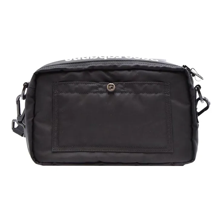 Paco Rabanne Nylon Crossbody Bag Unisex Black-0