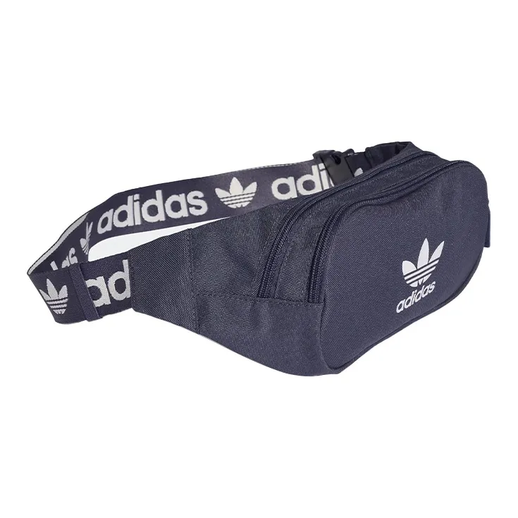 Adidas Originals Polyester Sling Bag, Crossbody Bag, Fanny Pack Unisex Dark Gray Navy Blue-2