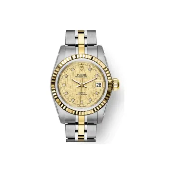 TUDOR Prince And Princess Collection Automatic Mechanical Movement Women's Watch 25mm Gold Dial Steel Case