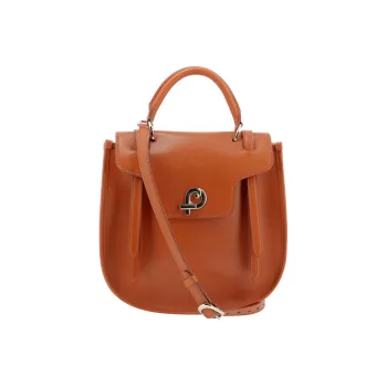 Fontana Milano 1915 Cow Leather Handbag Women's Brown