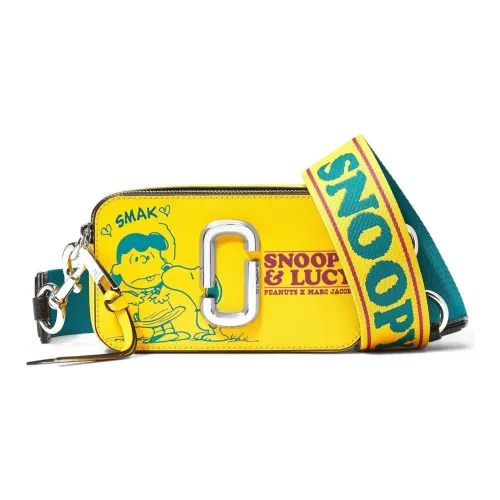 MARC JACOBS Wmns PEANUTS Printing Single-Shoulder Bag Yellow Messenger 