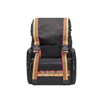 Lanvin Fabric Backpack Men's Black
