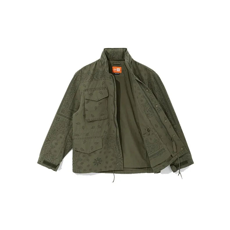 New Era SS22 Jacket Men's Green-2
