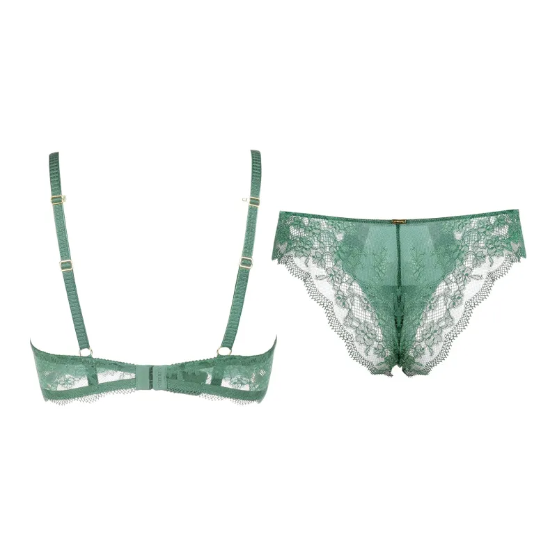 Selmark Underwear Set Women's Green-1