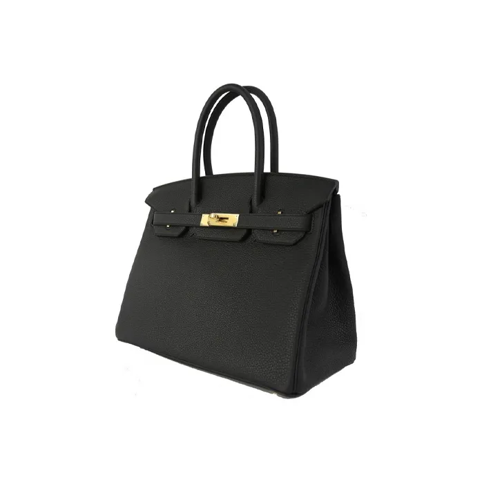 HERMES Birkin Togo Calfskin Birkin Bag Handbag Women's Noir Black-1