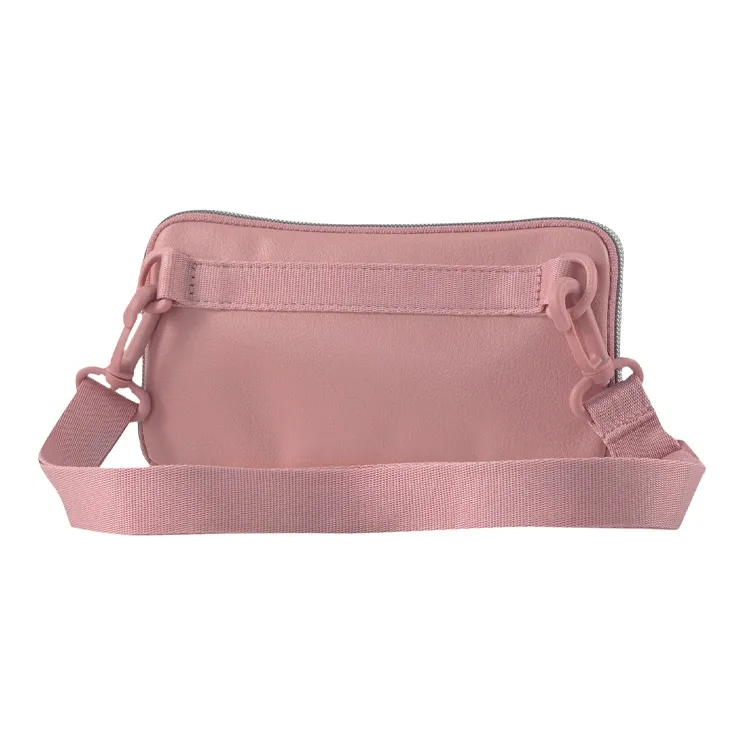 PUMA Artificial Leather Fanny Pack Regular Women's Pink Purple-1