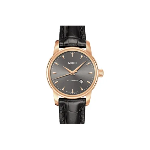 MIDO Wmns Baroncelli Series Automatic Mechanical Watch M7600.3.13.4 Black/Gray