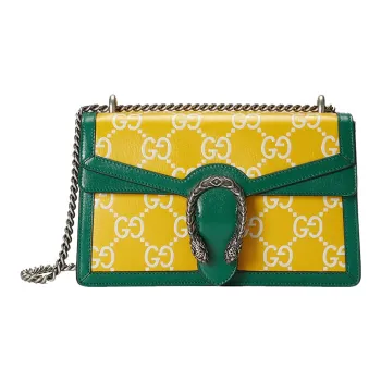 GUCCI Dionysus Leather Crossbody Bag, Shoulder Bag Small Size Women's