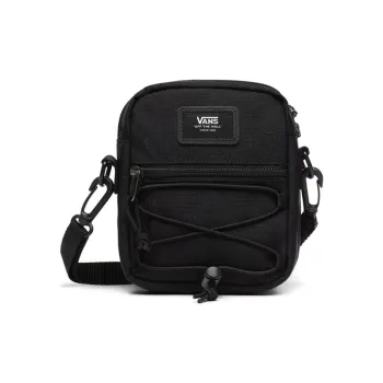Vans Nylon Fabric Shoulder Bag, Crossbody Bag Regular Unisex Black