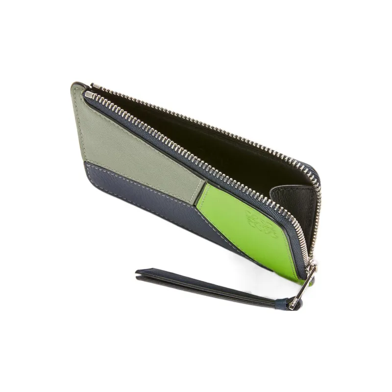 LOEWE Calfskin Card Clip Zero Wallet Men's Multicolor-2