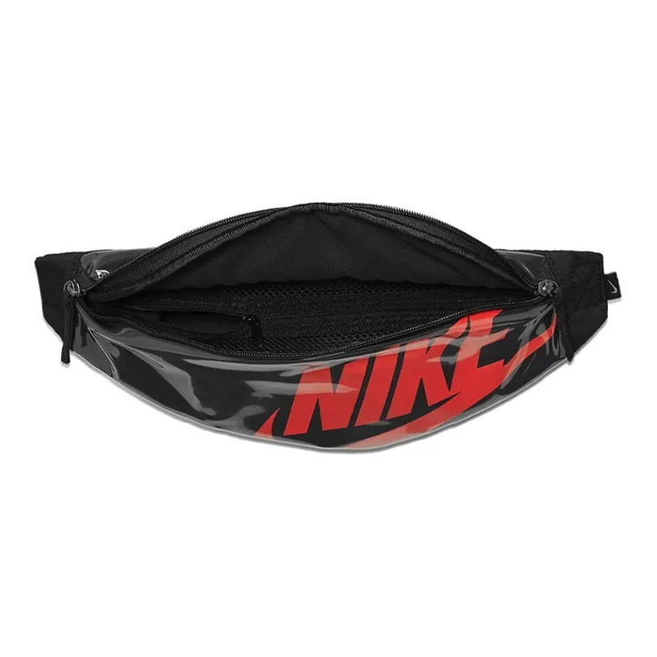 Nike Heritage Polyester Sling Bag, Crossbody Bag, Fanny Pack Regular Unisex Black-2