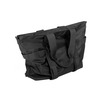 MYEDITION Nylon Fabric Tote Laptop Bag, Commute Bag, Single Shoulder Bag Unisex Black