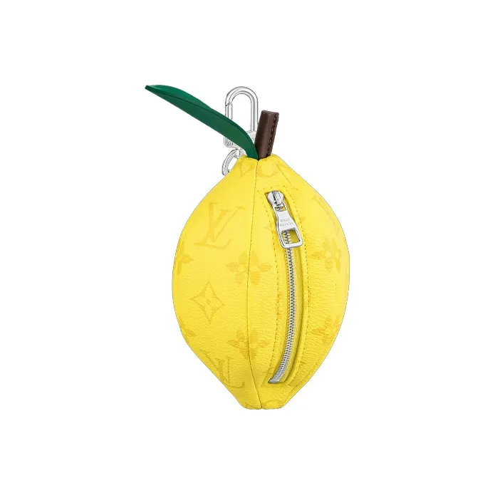 LOUIS VUITTON Lemon Pouch Yellow-3