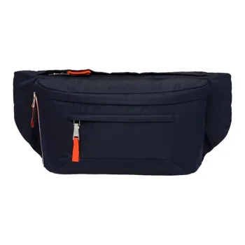 PRADA Nylon Fanny Pack Unisex Dark Blue