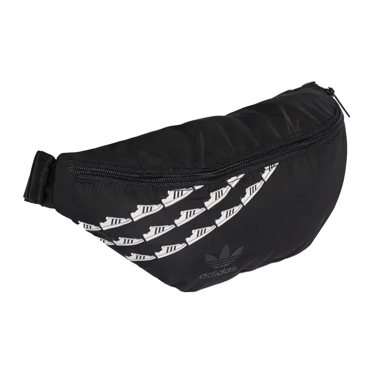 Adidas Originals Superstar Series Polyester Sling Bag, Fanny Pack Regular Unisex Pure Black-1