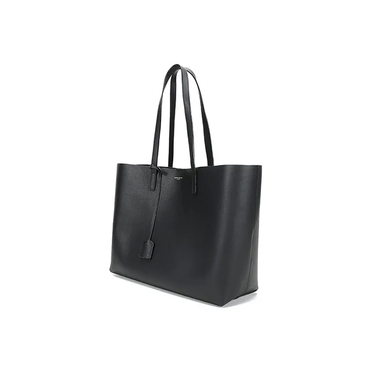 SAINT LAURENT E/W Shopping Bag Black-2