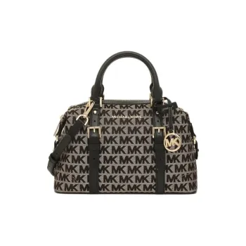 MICHAEL KORS Ginger Leather Shoulder Bag, Crossbody Bag, Handbag Regular Unisex Olive Green