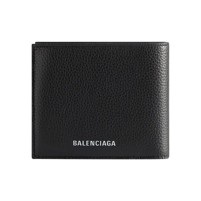 Balenciaga X The Simpsons Square Folded Coin Wallet Black-1