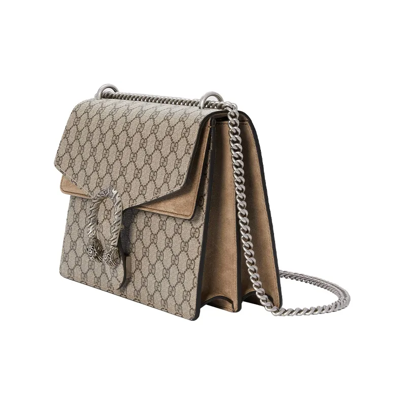 GUCCI Dionysus Canvas With Leather Shoulder Bag, Crossbody Bag Women's-1