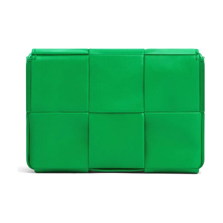 Bottega Veneta With Calfskin Small Block Small Square Bag, Shoulder Bag, Crossbody Bag Mini Men's Parrot Green-4