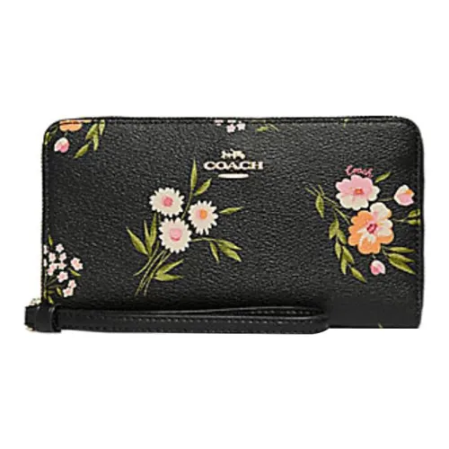 COACH Phone Cellphone Pouches Black