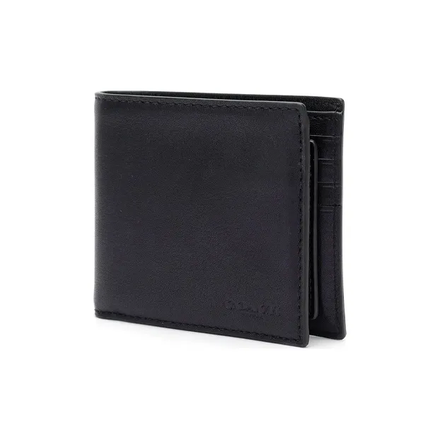 COACH 3 IN 1 Wallet Smooth Calf Leather Wallet Men's Navy Blue-1