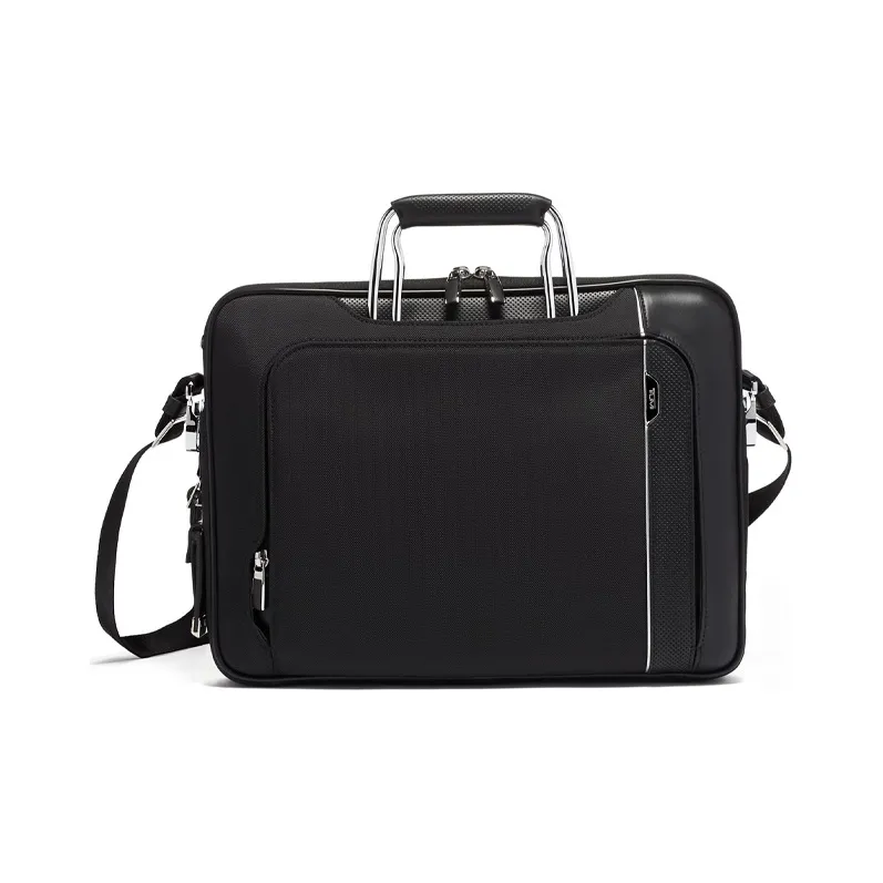 TUMI Arrivé Nylon Briefcases Men's Black-0